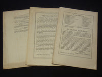 1910-1911 RAILWAY BUSINESS ASSOCIATION BULLETIN LOT OF 3 ISSUES - K 2109