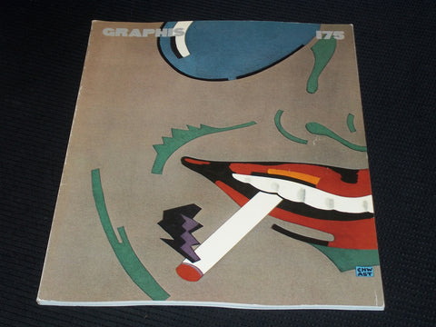 1974 #175 GRAPHIS MAGAZINE VERY NICE COVER ART & INSIDE PAGES - E 838