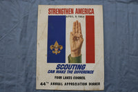 1964 APR 9 STRENGTHEN AMERICA FOUR LAKES COUNCIL DINNER PROGRAMS-LOT OF 3-K 3217
