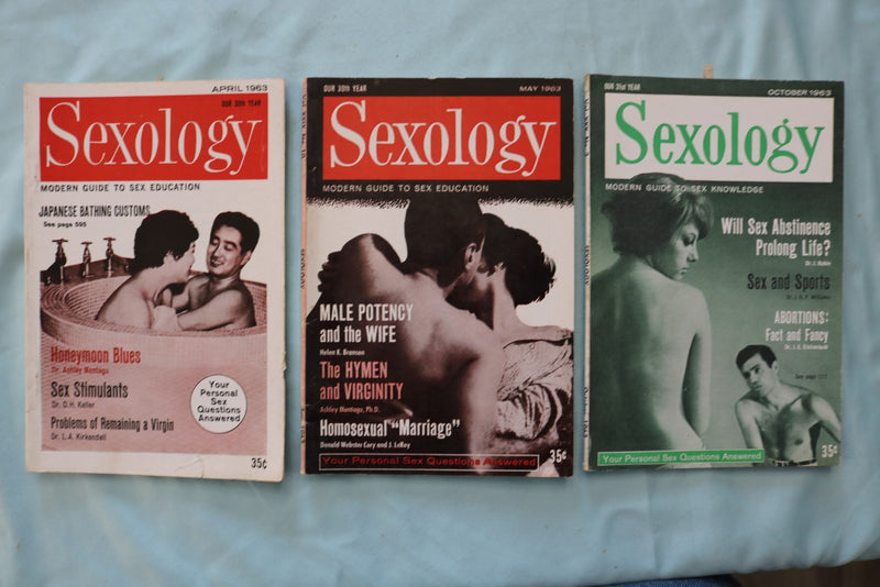 1960-1974 SEXOLOGY ILLUSTRATED MAGAZINE - LOT OF 34 - O 3954