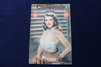 1946 DEC 3 CINEMONDE MAGAZINE - RITA HAYWORTH - MARCELLE DERRIEN COVER - E 23938