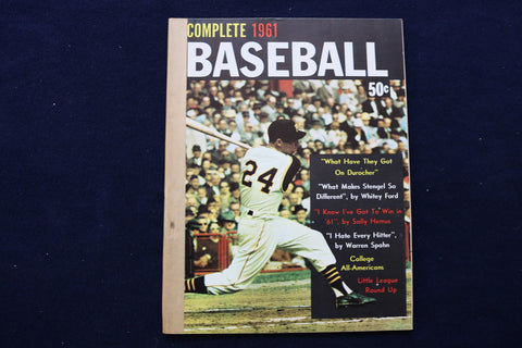 1961 COMPLETE BASEBALL MAGAZINE - DICK GROAT COVER - E 11902