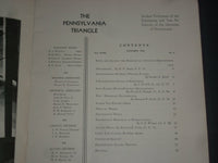 1935 JAN THE PENNSYLVANIA TRIANGLE MAGAZINE-UNIVERSITY OF PENNSYLVANIA- B 6223