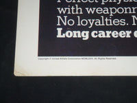 1975 THE KILLER ELITE 1/2 SHEET MOVIE POSTER - JAMES CAAN, ROBERT DUVALL - P 386