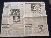 1986 OCT 26 THE BOSTON GLOBE NEWSPAPER - NEW YORK METS WIN WORLD SERIES- NP 6095