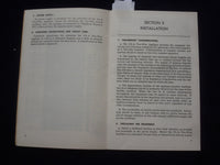 1940'S INSTRUCTION BULLETIN FOR 101-1 TWO-WIRE APPLIQUE SOFTCOVER BOOK - J 9631