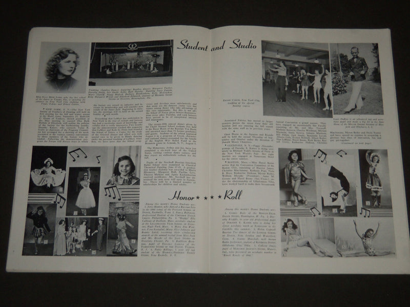 1940 SEPTEMBER THE AMERICAN DANCER MAGAZINE - NICE COVER - ST 4869