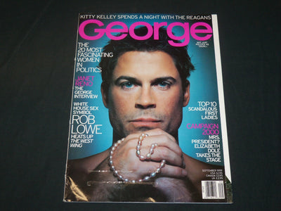 1999 SEPTEMBER GEORGE MAGAZINE - ROB LOWE COVER - FASCINATING WOMEN - ST 6202