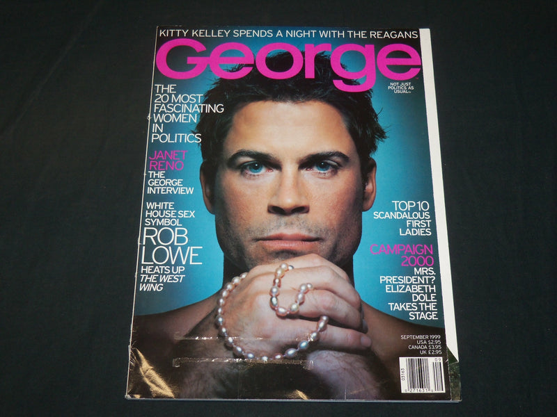 1999 SEPTEMBER GEORGE MAGAZINE - ROB LOWE COVER - FASCINATING WOMEN - ST 6202