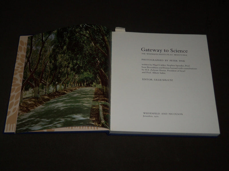 1970 GATEWAY TO SCIENCE WEIZMANN INSTITUTE AT 25 BY SHULTZ -LIMITED EDN - I 1594