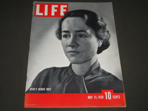 1939 MAY 15 LIFE MAGAZINE - ANNE MORROW LINDBERGH COVER - L 130