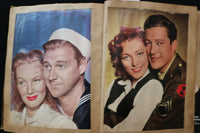 1940'S HOLLYWOOD SCRAPBOOK - HUMPHREY BOGART-CLARK GABLE-FRANK SINATRA - E 24930