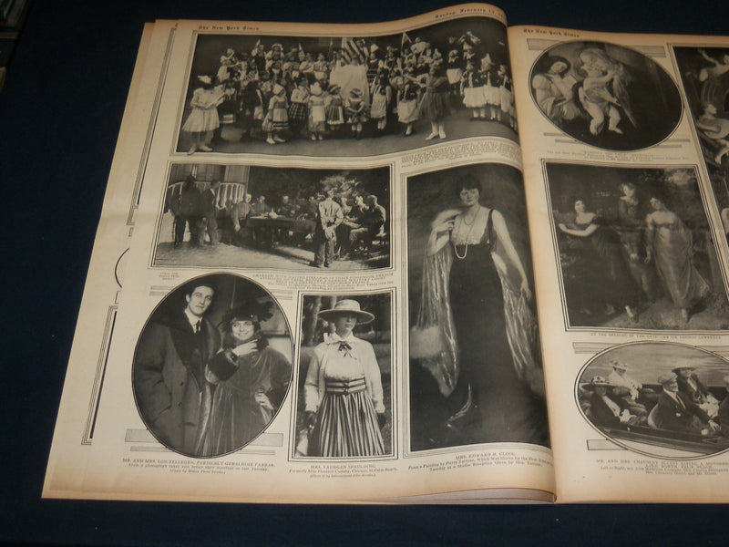 1916 FEBRUARY 13 NEW YORK TIMES ROTO PICTURE SECTION - VERNON CASTLE - NT 8972