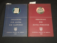 1948-1950 DESIGNING FOR ALCOA FORGINGS BOOKS LOT OF 2 - ALUMINUM CO. - KD 9505