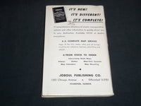 1951 JOBOUL'S CHICAGO STREET GUIDE - MAP - HANDY POCKET SIZE - J 8521