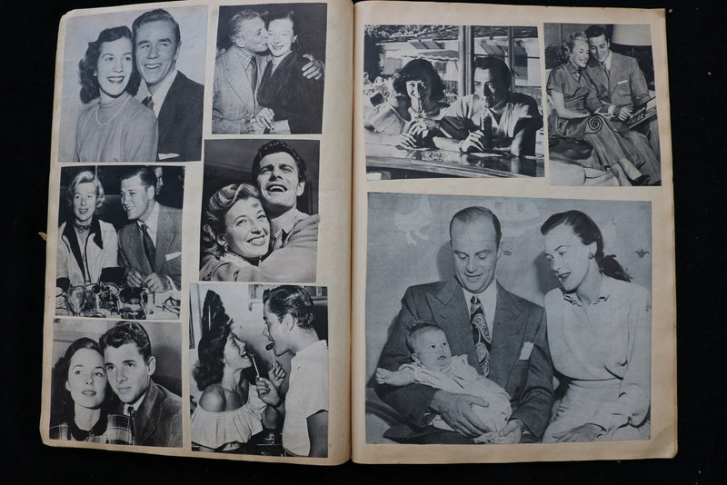 MOVIE STARS SCRAPBOOK - MANY PHOTOS - E 24961