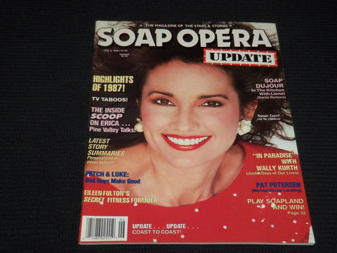 1988 FEBRUARY 8 SOAP OPERA UPDATE MAGAZINE - SUSAN LUCCI COVER - E 13092