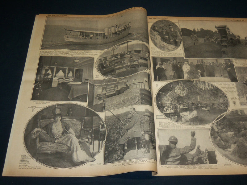 1916 DECEMBER 17 NEW YORK TIMES ROTO PICTURE SECTION - BRITISH TANK - NT 8959