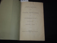 1888 ANNUAL REPORTS OF THE TOWN OFFICERS OF PETERBOBO, NEW HAMPSHIRE - K 3096