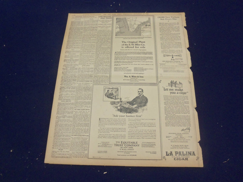 1923 SEP 12 NEW YORK TIMES - ZR-1 ENCIRCLES CITY IN 12 HOUR FIGHT - NT 9356