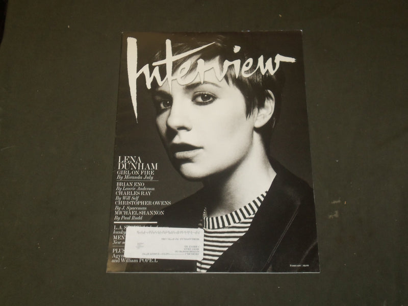 2013 FEBRUARY INTERVIEW MAGAZINE - LENA DUNHAM COVER - B 1414