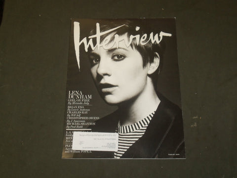 2013 FEBRUARY INTERVIEW MAGAZINE - LENA DUNHAM COVER - B 1414