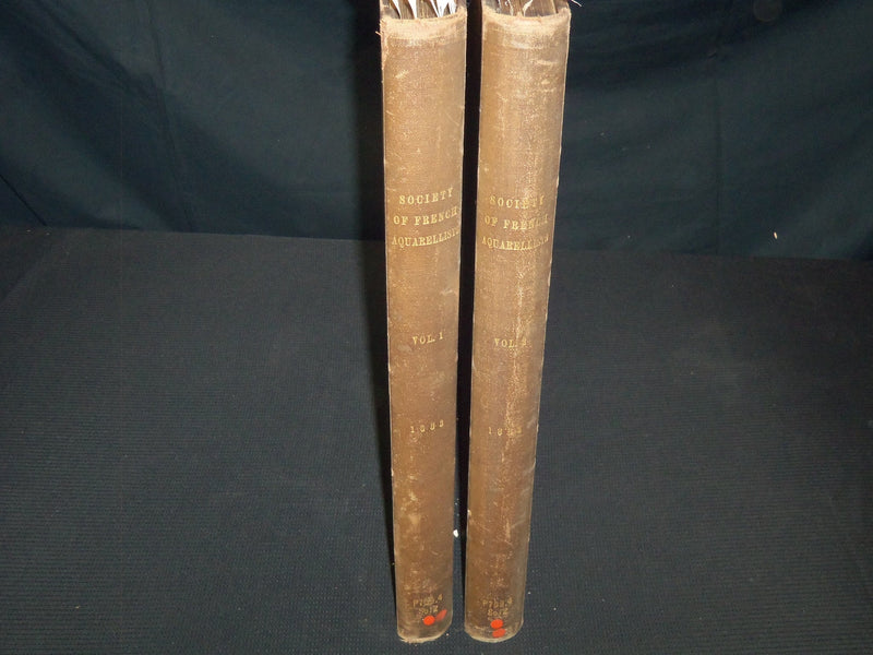 1883 SOCIETY OF FRENCH AQUARELLISTS 2 VOLUMES NO. 132 BY EDWARD STRAHAN - #8