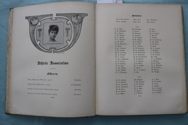1902 VASSARION VASSAR COLLEGE YEARBOOK - POUGHKEEPSIE, NEW YORK - YB 3588