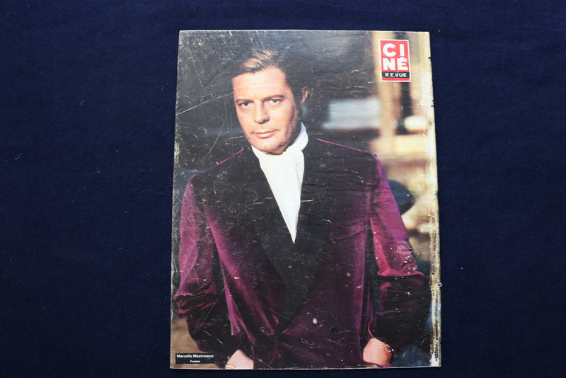 1974 DECEMBER 26 CINE REVUE MAGAZINE - MARCELLO MASTROIANNI BACK COVER - E 22078