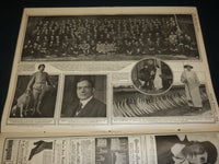 1915 FEBRUARY 7 NEW YORK TIMES ROTO PICTURE SECTION - WILSON & GRANDSON- NT 8952