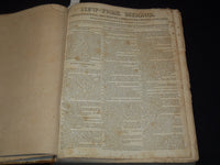 1838-1839 NEW YORK MIRROR AND LADIES GAZETTE BOUND VOLUME - ENGRAVINGS - R 89R