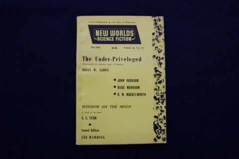 1963 MAY NEW WORLDS SOFTCOVER DIGEST MAGAZINE - VOLUME 44, NUMBER 130 - K 454