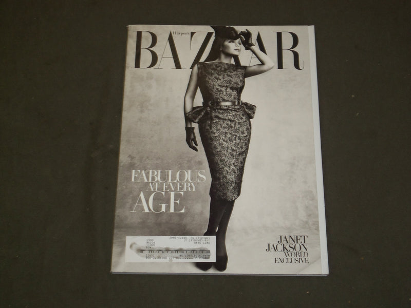 2009 OCTOBER HARPER'S BAZAAR MAGAZINE - JANET JACKSON COVER - B 3632