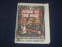 2021 JULY 6 NEW YORK DAILY NEWS NEWSPAPER - NYC MAYOR ELECTION RESULTS NEAR