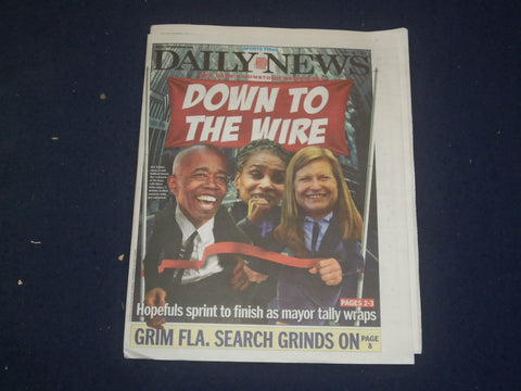 2021 JULY 6 NEW YORK DAILY NEWS NEWSPAPER - NYC MAYOR ELECTION RESULTS NEAR