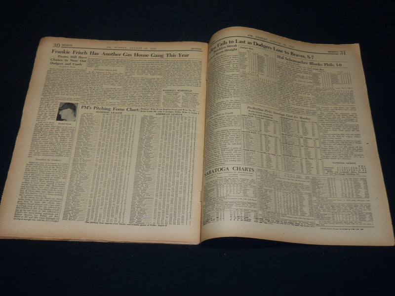 1941 AUGUST 10 PM'S WEEKLY NEWSPAPER - SUPPLIES RUINED BY FIGHTERS - NP 4932