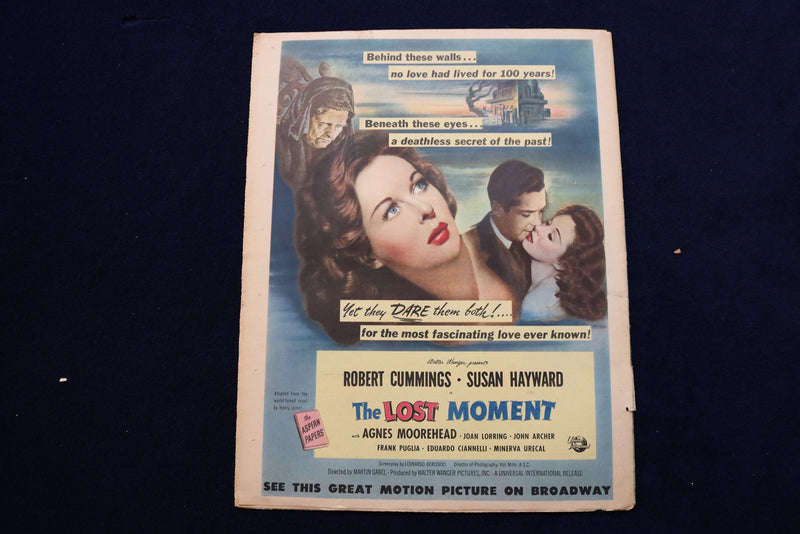 1947 NOVEMBER 2 NY MIRROR MAGAZINE - JANIS PAIGE COVER - E 22452