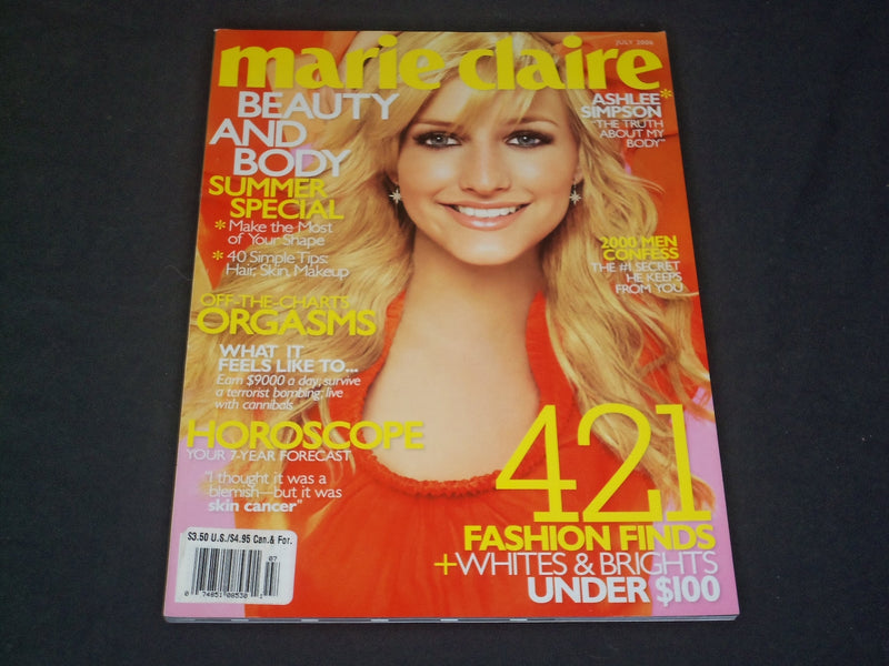 2006 JULY MARIE CLAIRE MAGAZINE - ASHLEE SIMPSON - SP 4600
