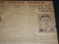 1910 APRIL 23 THE BOSTON HERALD NEWSPAPER- BIG BILL KELIHER IS ARRESTED - BH 368