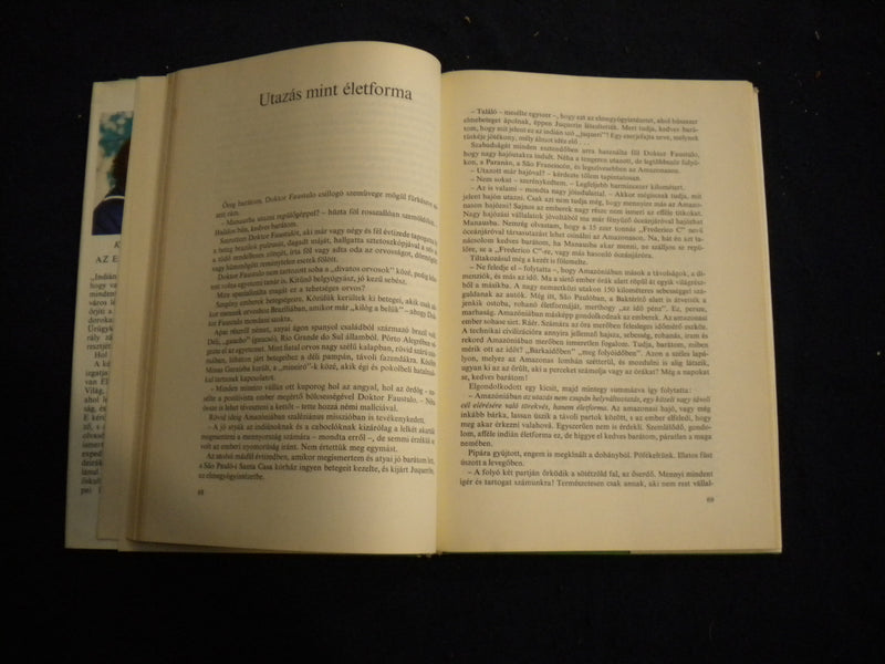 1976 AZ ELVESZETT VILAG HARDCOVER BOOK BY KUTASI LAJOS - HUNGARIAN - KD 8072