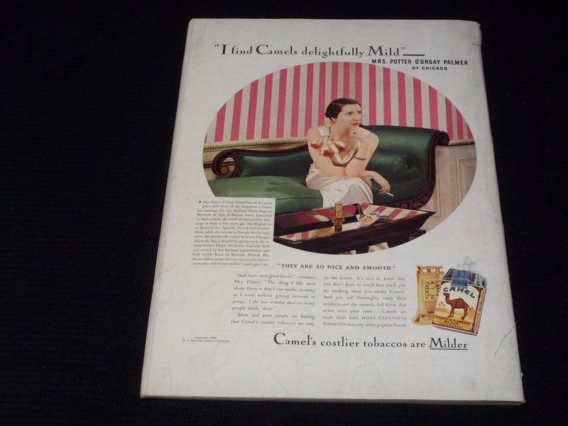 1934 MAY 1 TOWN & COUNTRY MAGAZINE - EDNA REINDEL FRONT COVER - E 2502