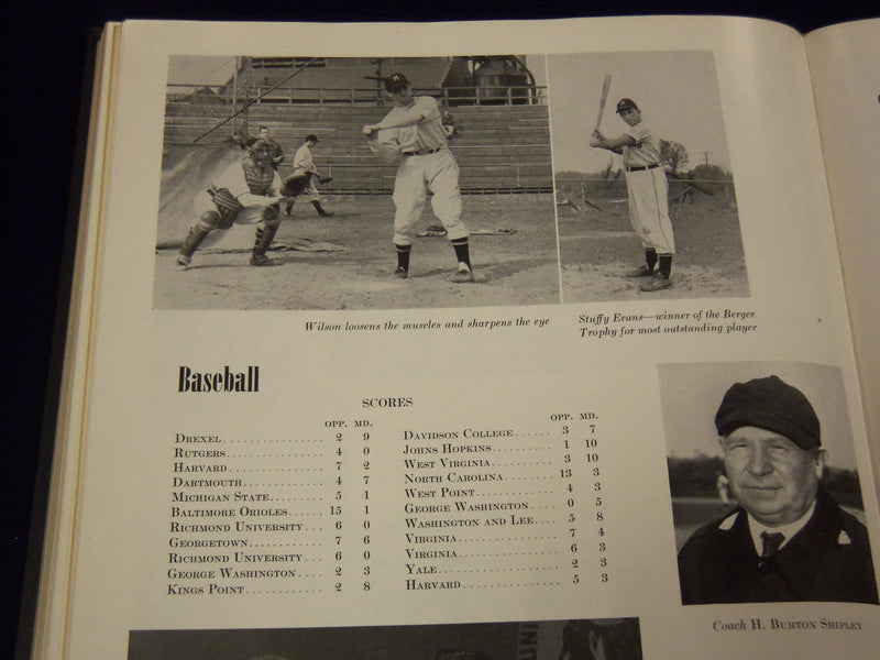 1947 TERRAPIN UNIVERSITY OF MARYLAND YEARBOOK VOL. 46 - GREAT PHOTOS - YB 725