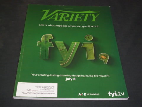 2014 APRIL 22 VARIETY MAGAZINE - FYI - SP 3375