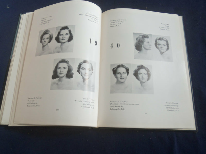 1940 LLAMARADA MOUNT HOLYOKE COLLEGE YEARBOOK - SOUTH HADLEY, MA - YB 2704