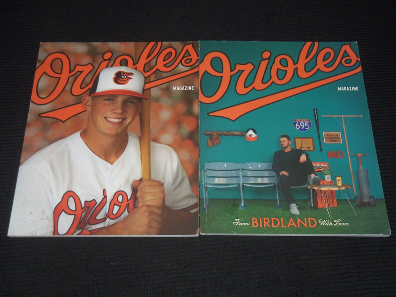 2000-2019 BALTIMORE ORIOLES MAGAZINE LOT OF 14 ISSUES - BASEBALL - O 3788