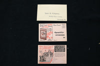 1929 SPEAR & CO. SALES BROCHURES & ENVELOPE - K 1927