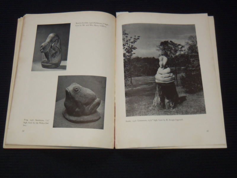 1942 THE SCULPTURE OF JOHN B. FLANNAGAN CATALOGUE - DOROTHY MILLER - J 8105