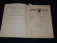 1924-1928 APOKEEPSIAN POUGHKEEPSIE HIGH SCHOOL MAGAZINES LOT OF 11 - O 1789
