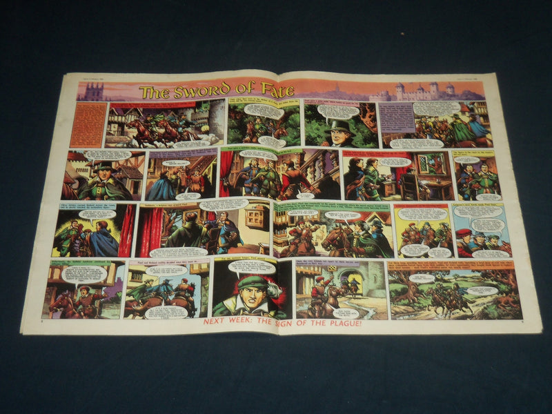 1962 FEBRUARY 3 EAGLE - BRITISH WEEKLY NEWSPAPER COMIC SECTION - NP 4377