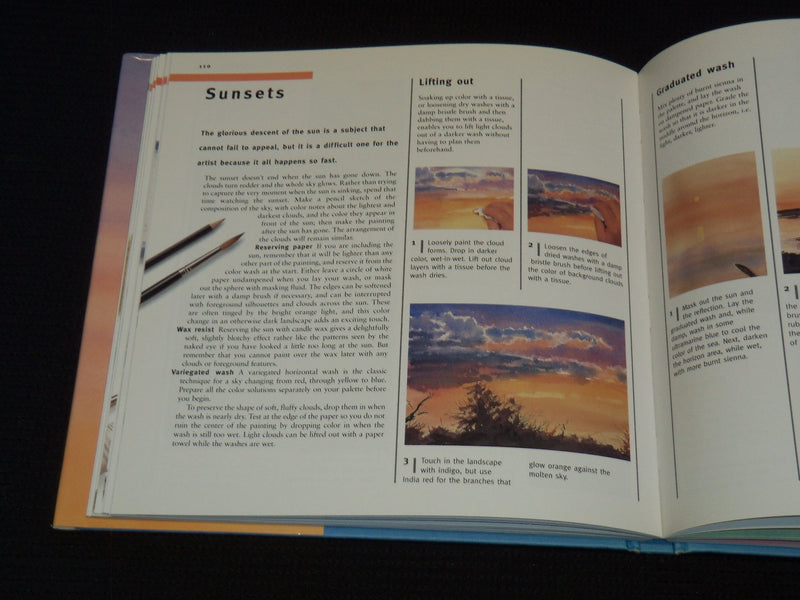 1996 ENCYCLOPEDIA OF WATERCOLOR TECHNIQUES FOR LANDSCAPE BOOK BY SOAN - KD 6494Q